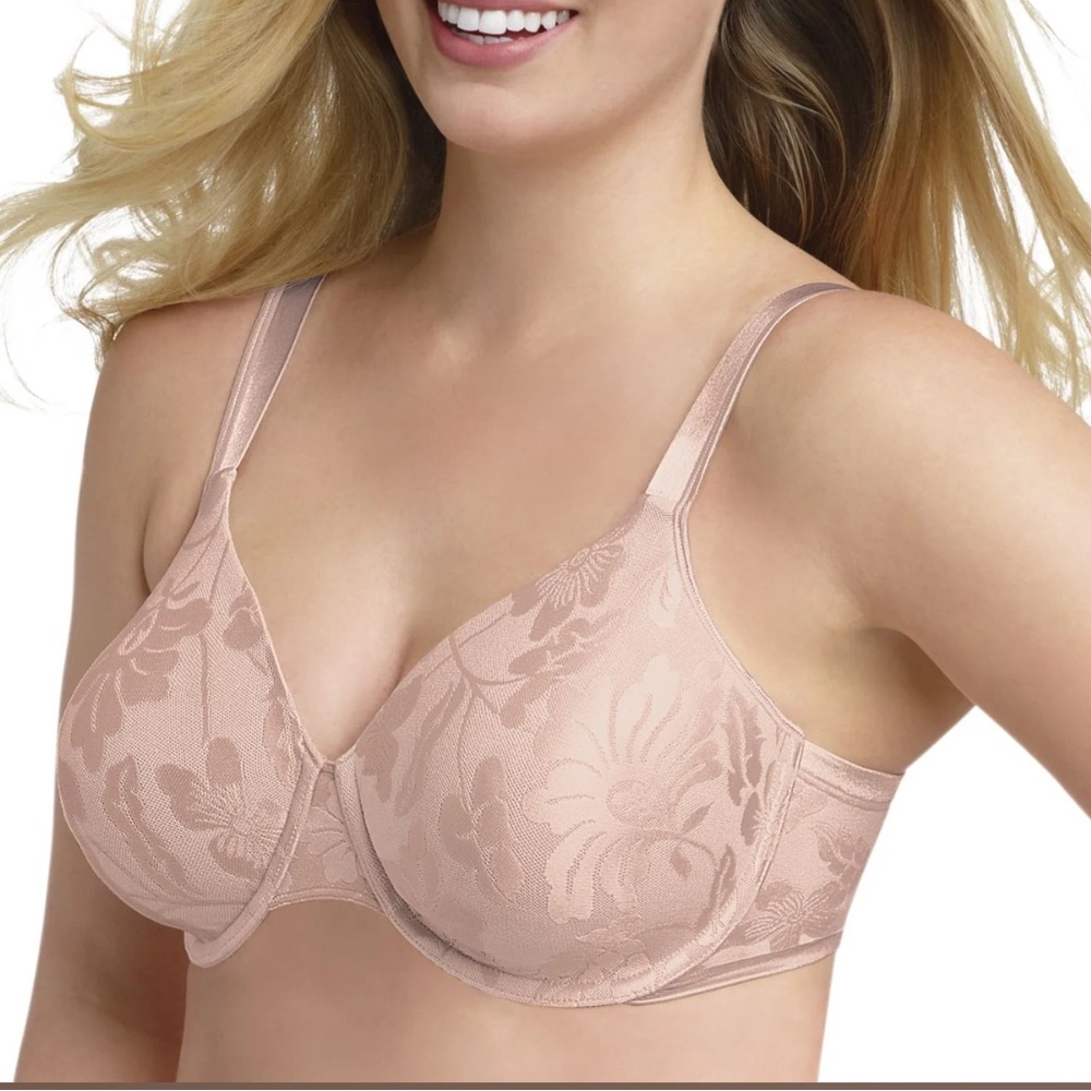 NWT Playtex Secrets Seamless Shaping Underwire Bra Sz 34C Nude